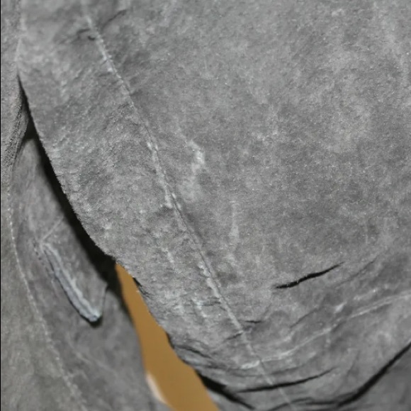 Atmosphere Women Black Suede Blazer Lined Small 1 Button Sexy Jacket - Picture 3 of 11